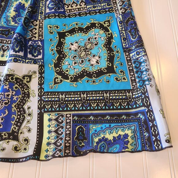 I.N. Studio Large Sleeveless Blue Blouse 27.7437 - Picture 3 of 9